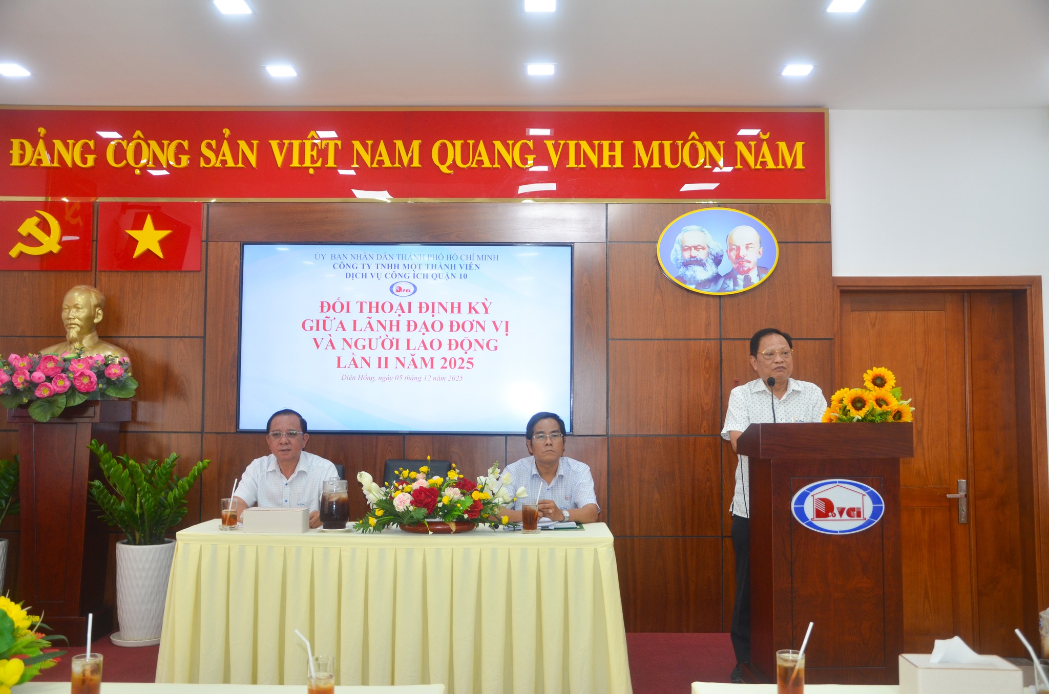 ĐỐI THOẠI ĐỊNH KỲ GIỮA LÃNH ĐẠO ĐƠN VỊ VÀ NGƯỜI LAO ĐỘNG LẦN II NĂM 2025