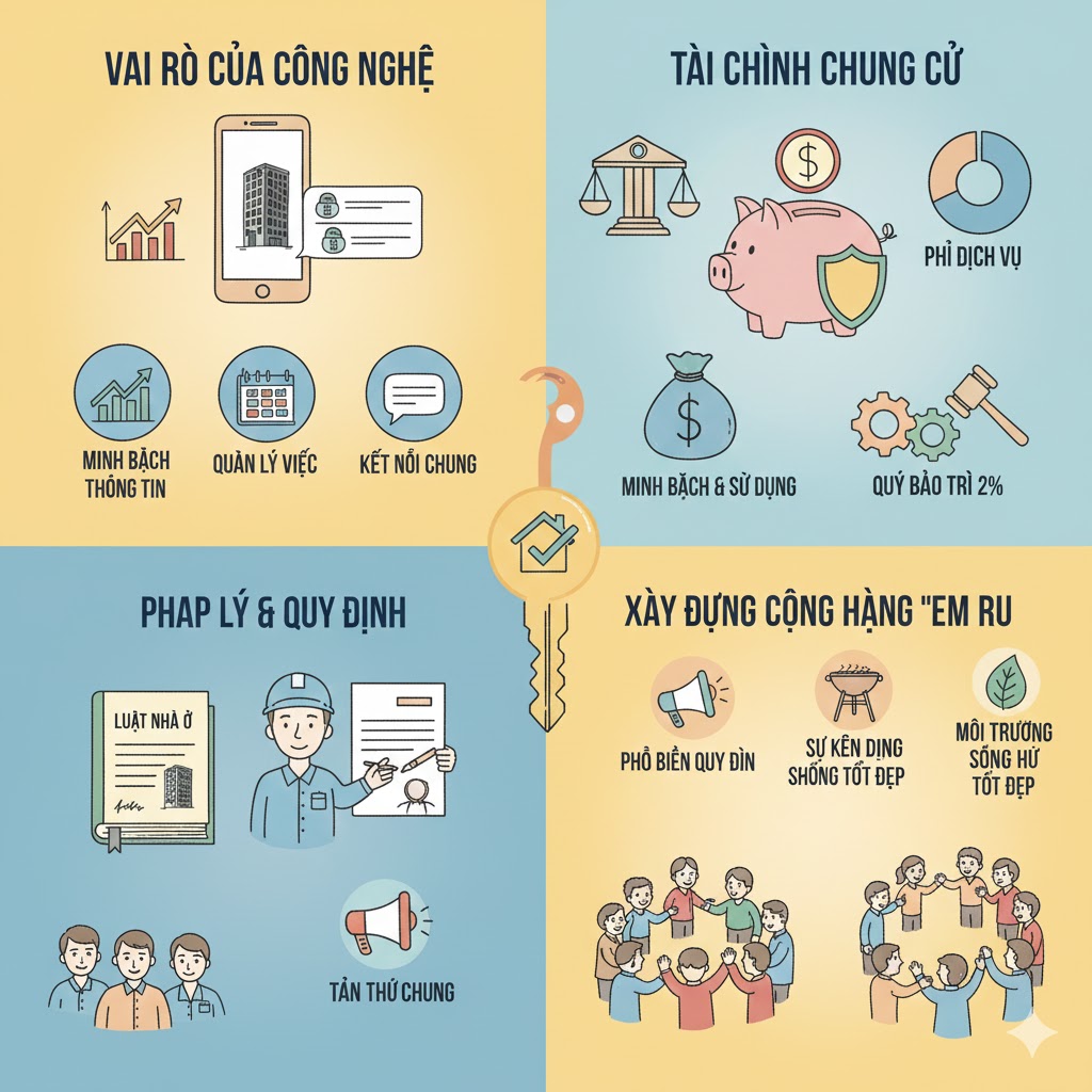 PHÍA SAU CÁNH CỬA CHUNG CƯ – NỖI LÒNG NGƯỜI LÀM QUẢN LÝ